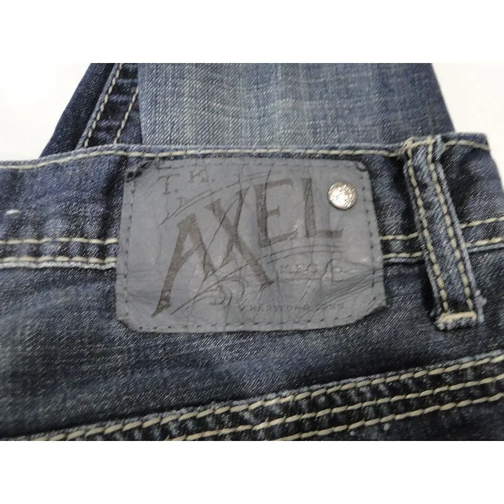 T.K. Axel Men's Treadwell Relaxed Straight Denim Jeans‎ Size W.34 x L.30